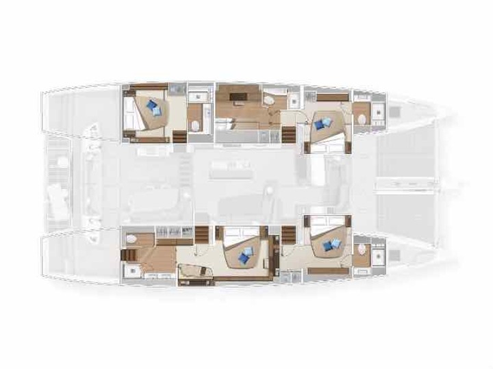 Lagoon Sixty 5 - Layout image
