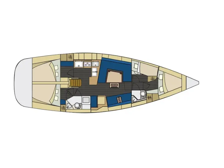 Elan 444 Impression - Layout image