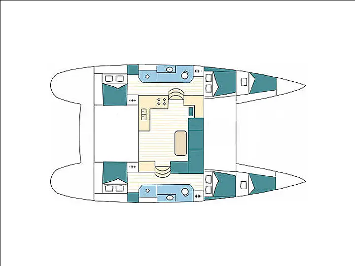 LAGOON 39 - Layout image